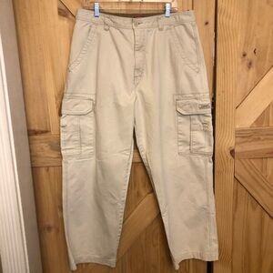 UNIONBAY Men's Light Tan Cargo Pants Size 38X30